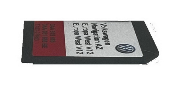 Volkswagen VW Navigation SD Karte RNS 315 V12 Westeuropa 3AA051866BE #29028